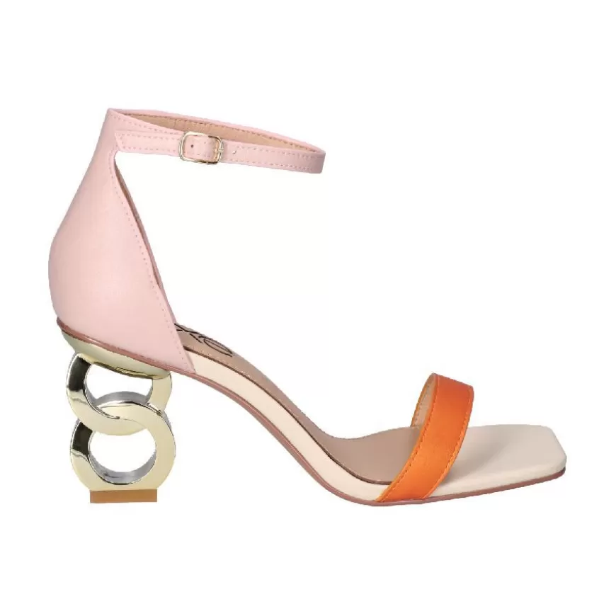 Best Exé Shoes SANDALIA LILIAN 055 - NUDE/ORANGE