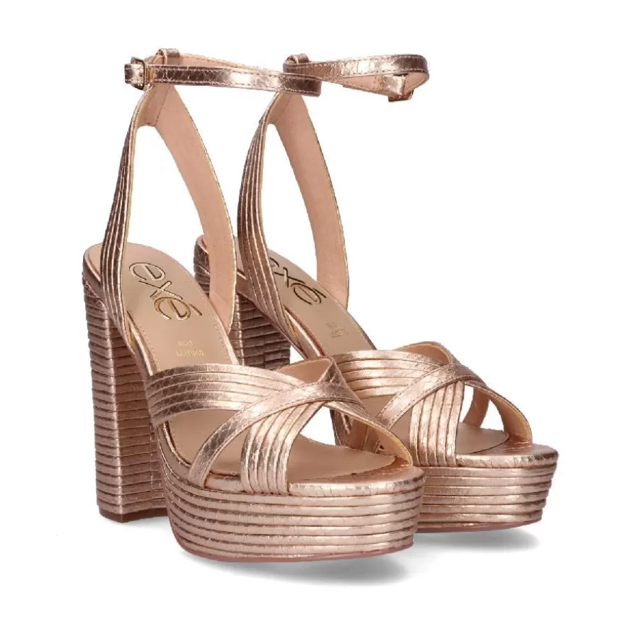 Outlet Exé Shoes SANDALIA OPHELIA 832 - PINK/GOLD