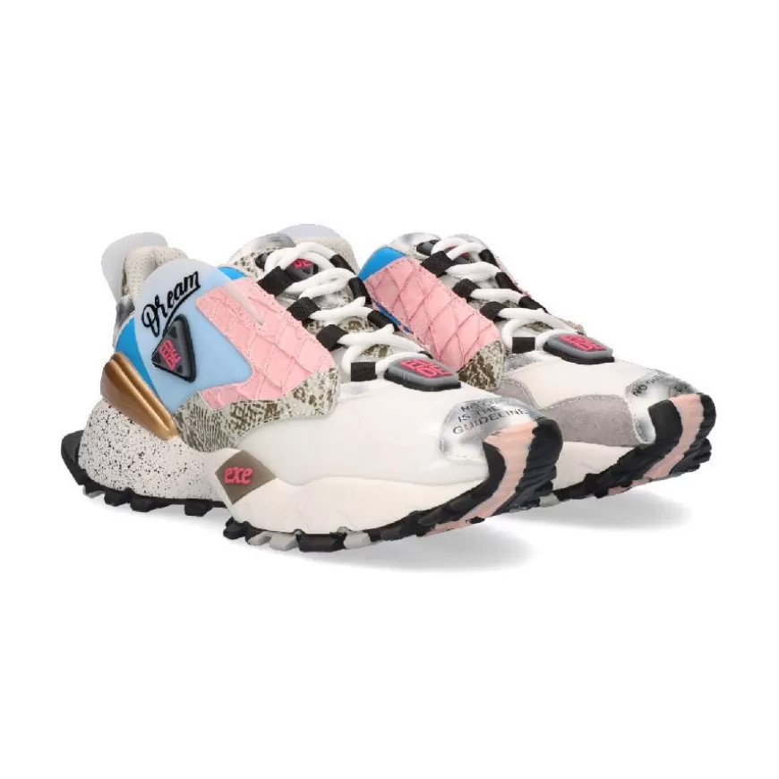 Best Sale Exé Shoes Sapatilha 928-3 - White/Pink