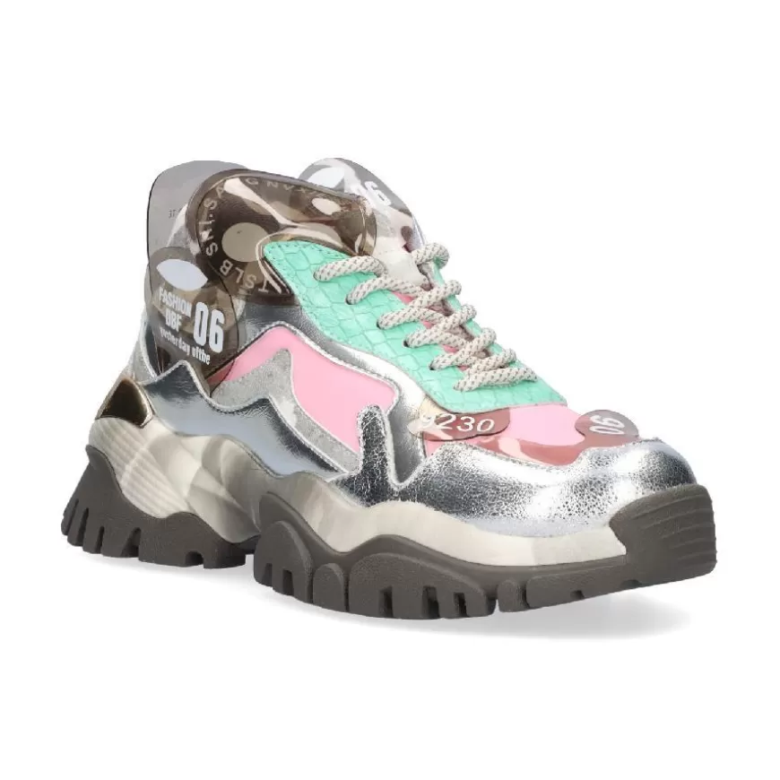 Sale Exé Shoes TENIS 22E10-3 - SILVER/PINK